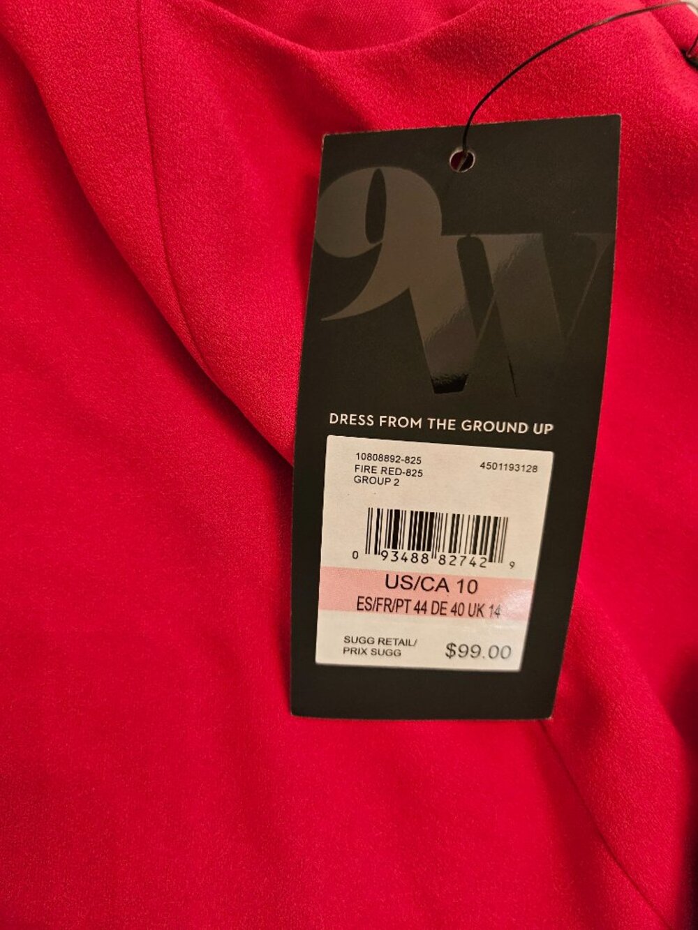 Nine West Sleeveless Red Jumpsuit - Picture 5 of 10